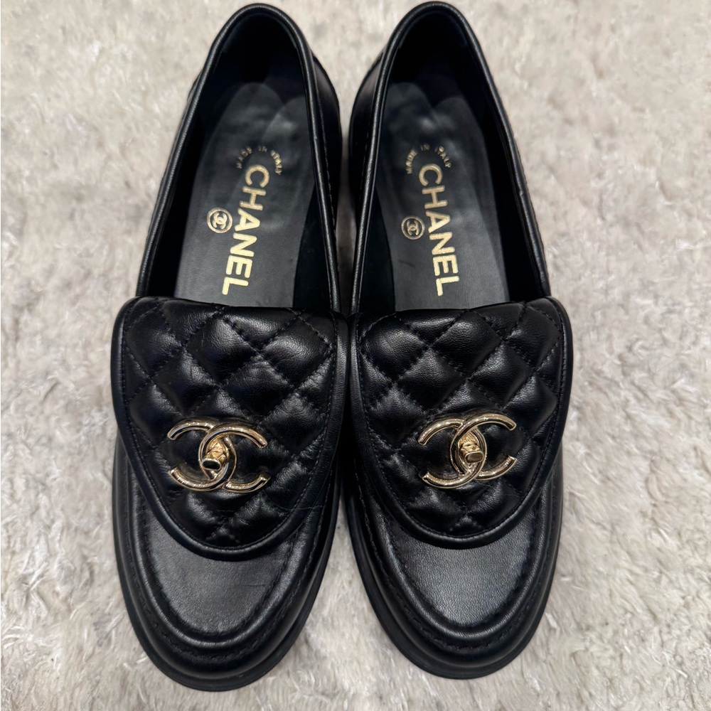 Chanel Turnlock Loafers
